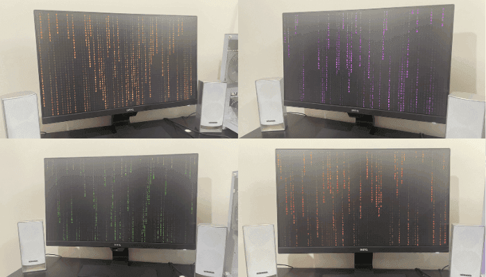 Customizing Matrix Rain Color