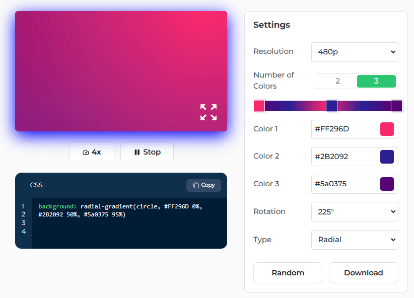 Guides to Use Our Gradient Background Generator