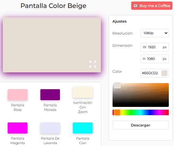 Cómo utilizar la herramienta Pantalla beige