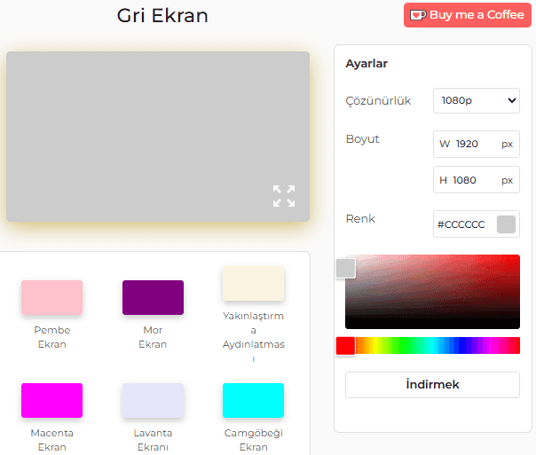 Gri Ekran Nasıl Kullanılır
