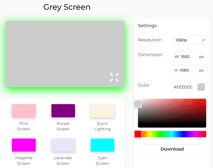 How to Use Grey Screen