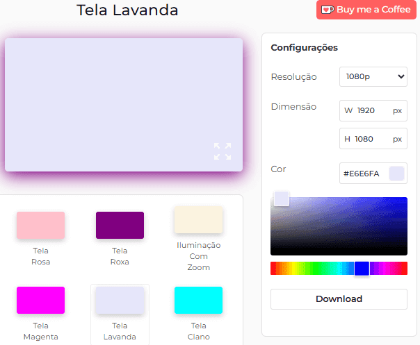 Como usar a tela de lavanda