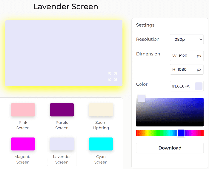How to Use Lavender Screen