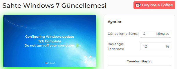 Windows 7 Sahte Güncellememizi Nasıl Kullanırsınız?