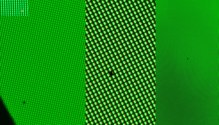 Stuck Pixels Using Bright Green Backgrounds