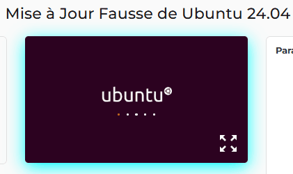 Outil de fausse mise à jour d'Ubuntu 24.04 LTS