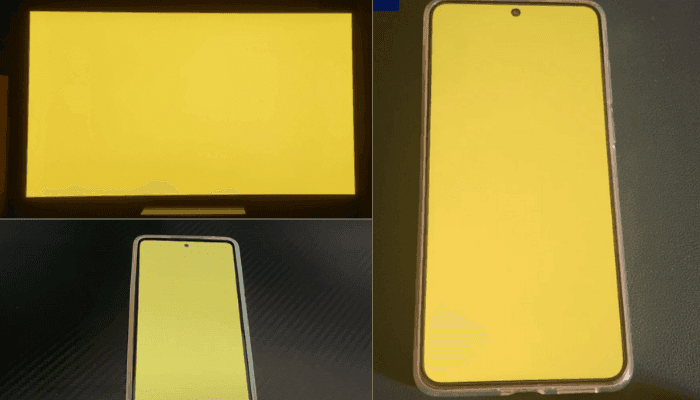 Use the Yellow Screen as a Virtual Reading Light