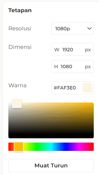 Ciri-ciri Pencahayaan Zum Kami