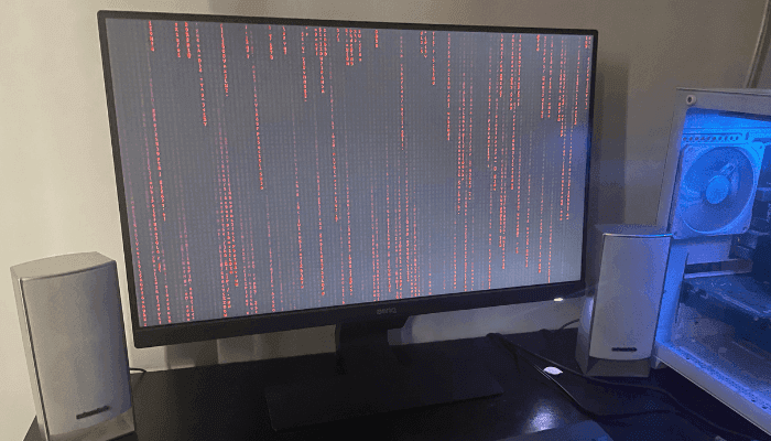 Use Matrix Rain Screensaver for Ambient Lighting in Events