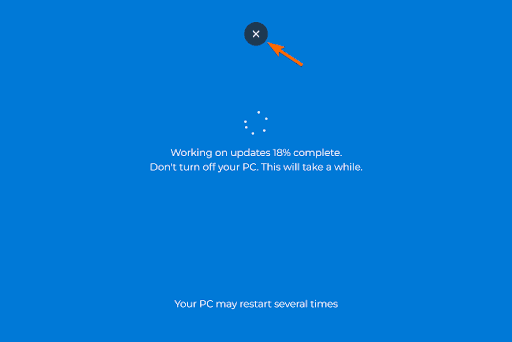 Check for Mouse Cursor Activity to detect fake windows 10 update
