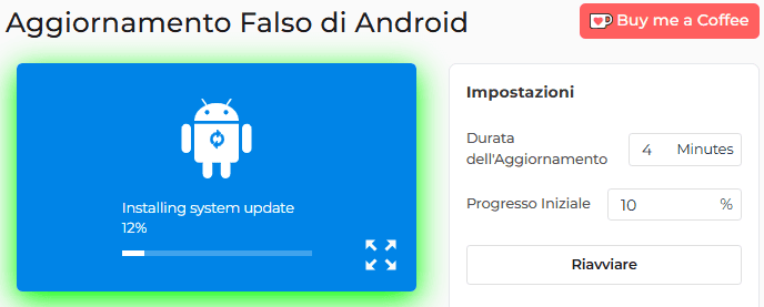 Come utilizzare il simulatore di aggiornamento falso Android