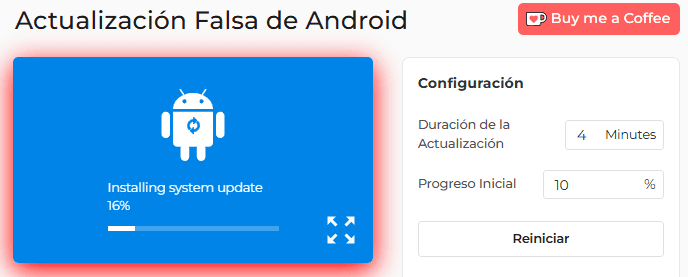 Cómo usar el simulador de actualizaciones falsas de Android