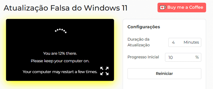 Como usar a ferramenta de atualização falsa do Windows 11