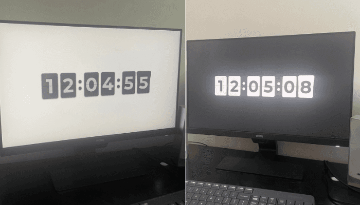 Light and Dark Theme of Our Flip Clock Screensaver