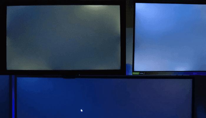 Monitor Backlight Bleeding Test Using Black Screen