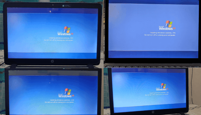 Office Lunch Break Prank with Windows XP Fake Update