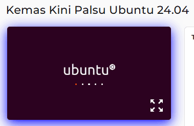 Alat Kemas Kini Palsu Ubuntu 24.04 LTS
